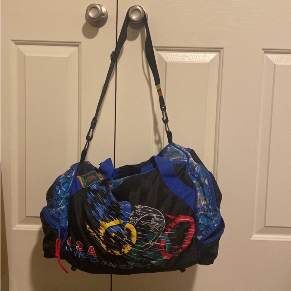 Vintage Rare 1996 USA Olympic Games Atlanta Team Issued Overnight Duffle Bag